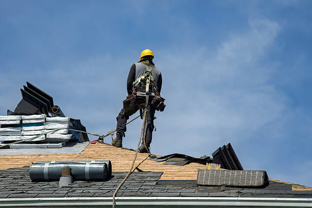 Professional Roof Replacement technician working in Palermo, NJ